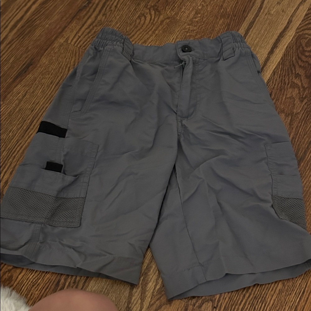Men's Gray Cargo Shorts